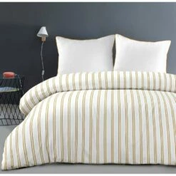 Papillon Dekbedovertrek Hugo - 140x200/220 Cm - Geel -Cinderella Winkel 1471958670 0101