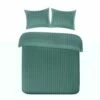 Papillon Dekbedovertrek Satijn Streep - 200x200/220 Cm - Groen -Cinderella Winkel 1521077017
