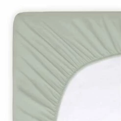 Byrklund - Hoeslaken Katoen - 160x200 Cm - Grijsgroen -Cinderella Winkel 1627414243 0101