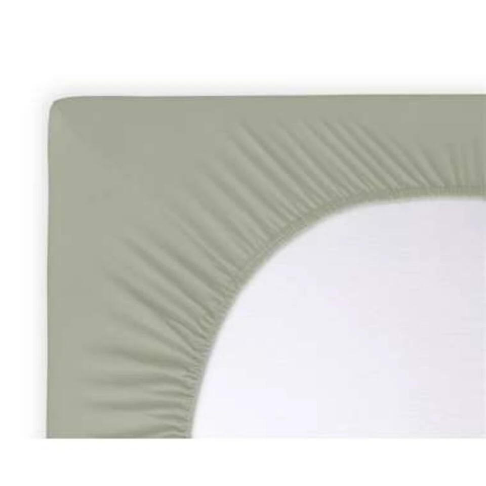 Byrklund - Hoeslaken Jersey - 160x200 Cm - Grijsgroen 4 Byrklund - Hoeslaken Jersey - 160x200 Cm - Grijsgroen - Afbeelding 2