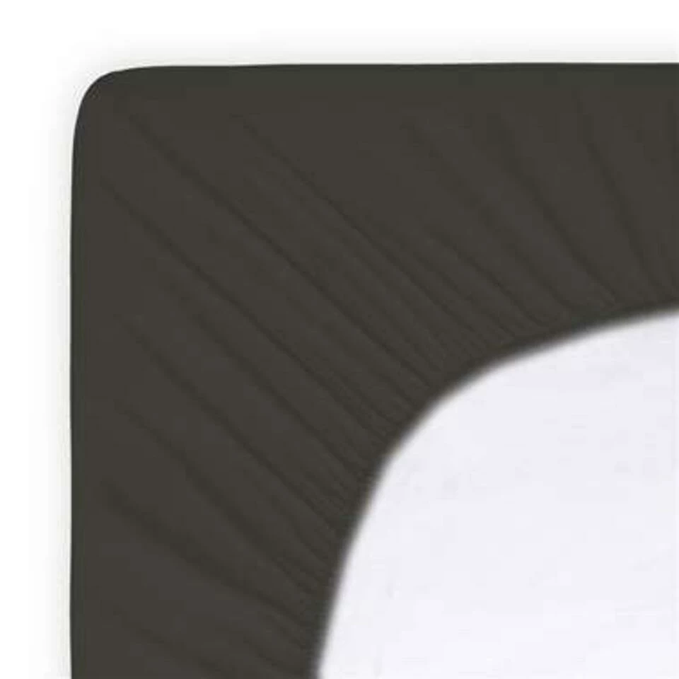 Byrklund - Hoeslaken Katoen - 80x200 Cm - Antraciet 4 Byrklund - Hoeslaken Katoen - 80x200 Cm - Antraciet - Afbeelding 2