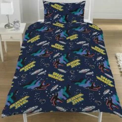 Space Invaders Coin Op - Dekbedovertrek - Eenpersoons - 135 X 200 Cm - Multi -Cinderella Winkel 1668105328 0101