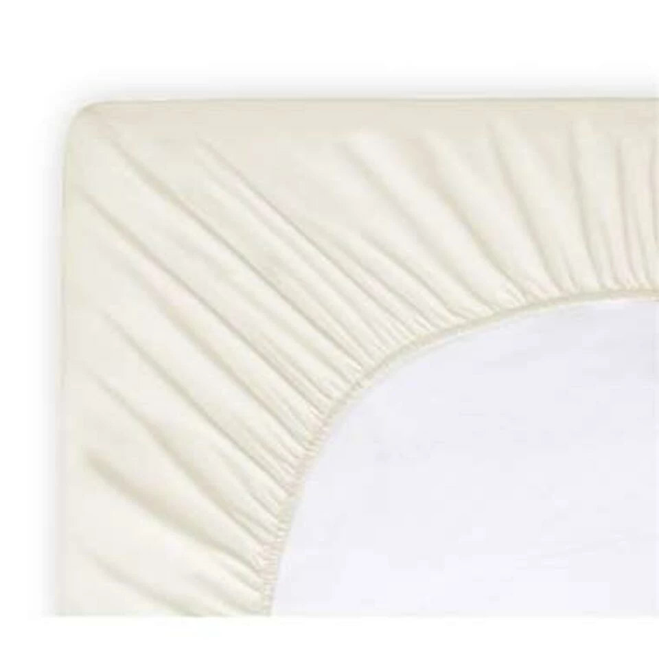 Byrklund - Hoeslaken Katoen - 160x200 Cm - Off White 4 Byrklund - Hoeslaken Katoen - 160x200 Cm - Off White - Afbeelding 2