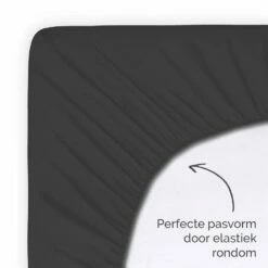 Byrklund - Hoeslaken Katoen - 180x200 Cm - Antraciet -Cinderella Winkel 1760789195 0103