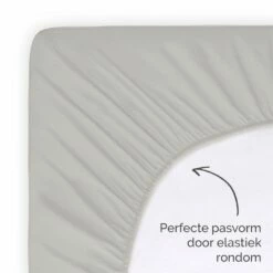 Byrklund - Hoeslaken Katoen - 180x200 Cm - Taupe -Cinderella Winkel 1802920374 0103