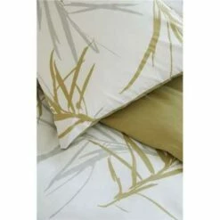Walra - Dekbedovertrek Remade Bamboo Grasses - 240x220 Cm - Honing Mosterd -Cinderella Winkel 1863985962 0102