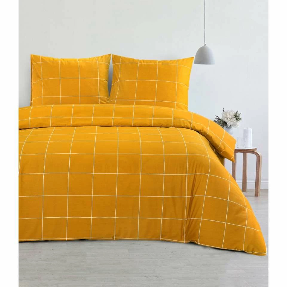 Day Dream Dekbedovertrek Hogan - 140x200/220 Cm - Geel 4 Day Dream Dekbedovertrek Hogan - 140x200/220 Cm - Geel - Afbeelding 2