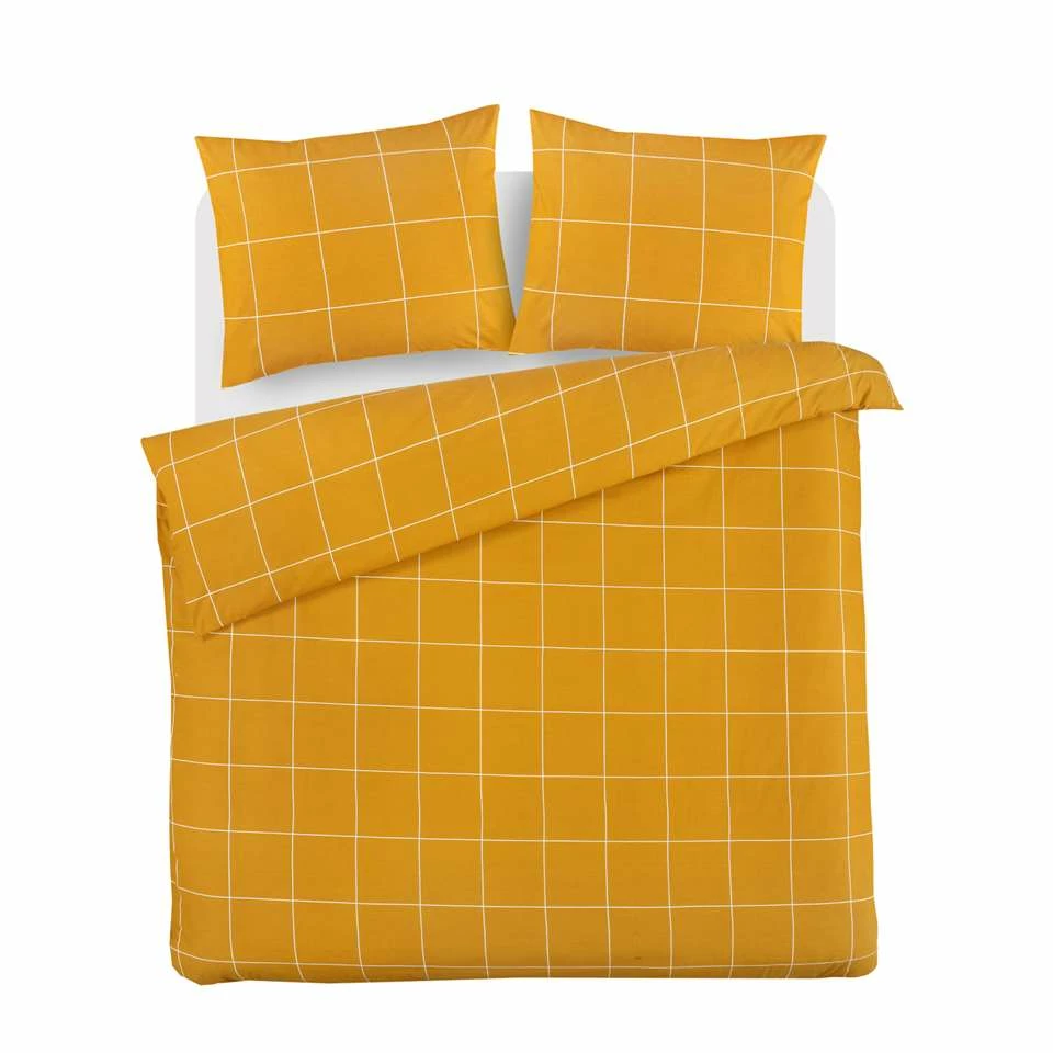 Day Dream Dekbedovertrek Hogan - 140x200/220 Cm - Geel 3 Day Dream Dekbedovertrek Hogan - 140x200/220 Cm - Geel