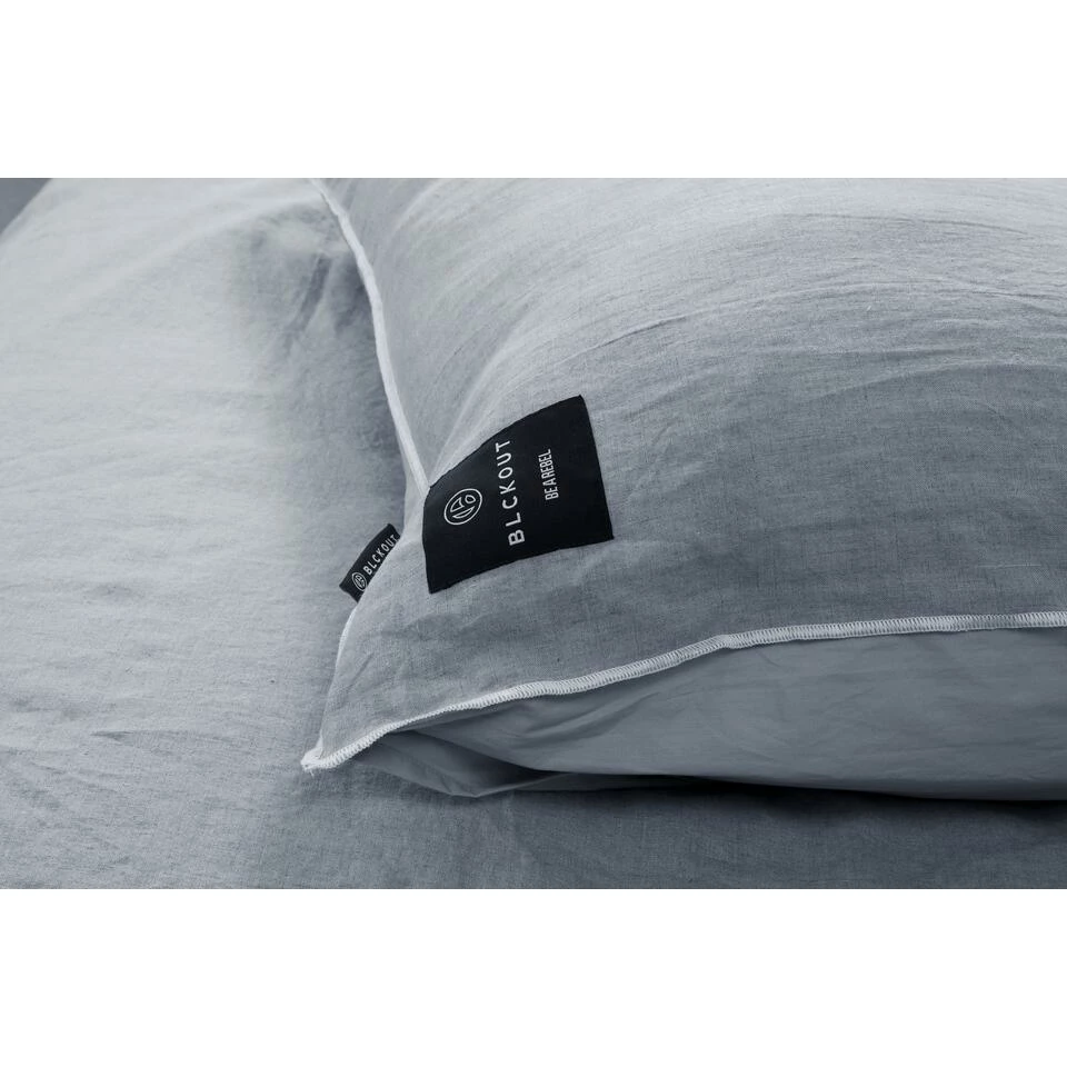 BLCKOUT Ohio - Linnen - Dekbedovertrek - 140x200/220 Cm - Blauw 6 BLCKOUT Ohio - Linnen - Dekbedovertrek - 140x200/220 Cm - Blauw - Afbeelding 4