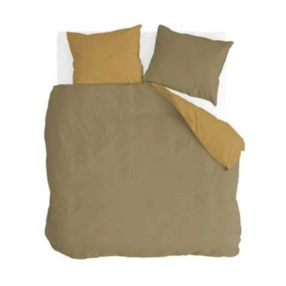 Byrklund - Dekbedovertrek Side Way - 240x220 Cm - Geel / Mosterd 4 Byrklund - Dekbedovertrek Side Way - 240x220 Cm - Geel / Mosterd - Afbeelding 2