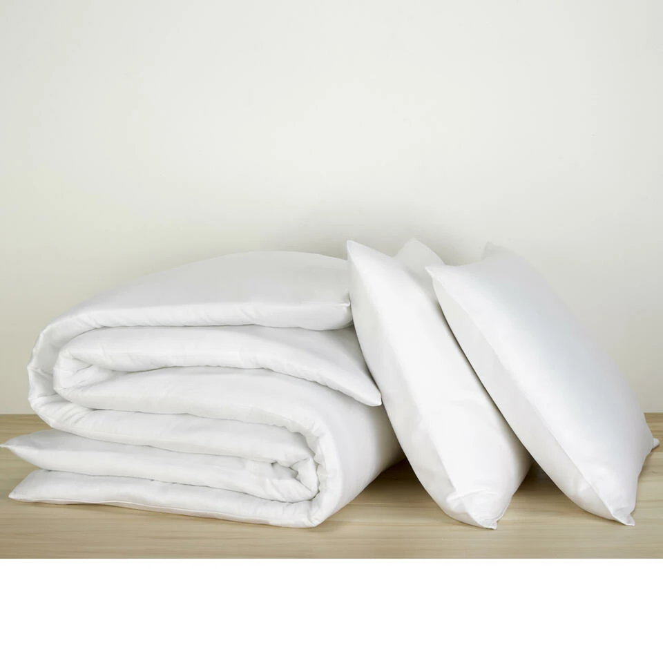 De Witte Lietaer Dekbedovertrek Katoen Satijn Olivia - 200 X 200/220 Cm - Wit 5 De Witte Lietaer Dekbedovertrek Katoen Satijn Olivia - 200 X 200/220 Cm - Wit - Afbeelding 3