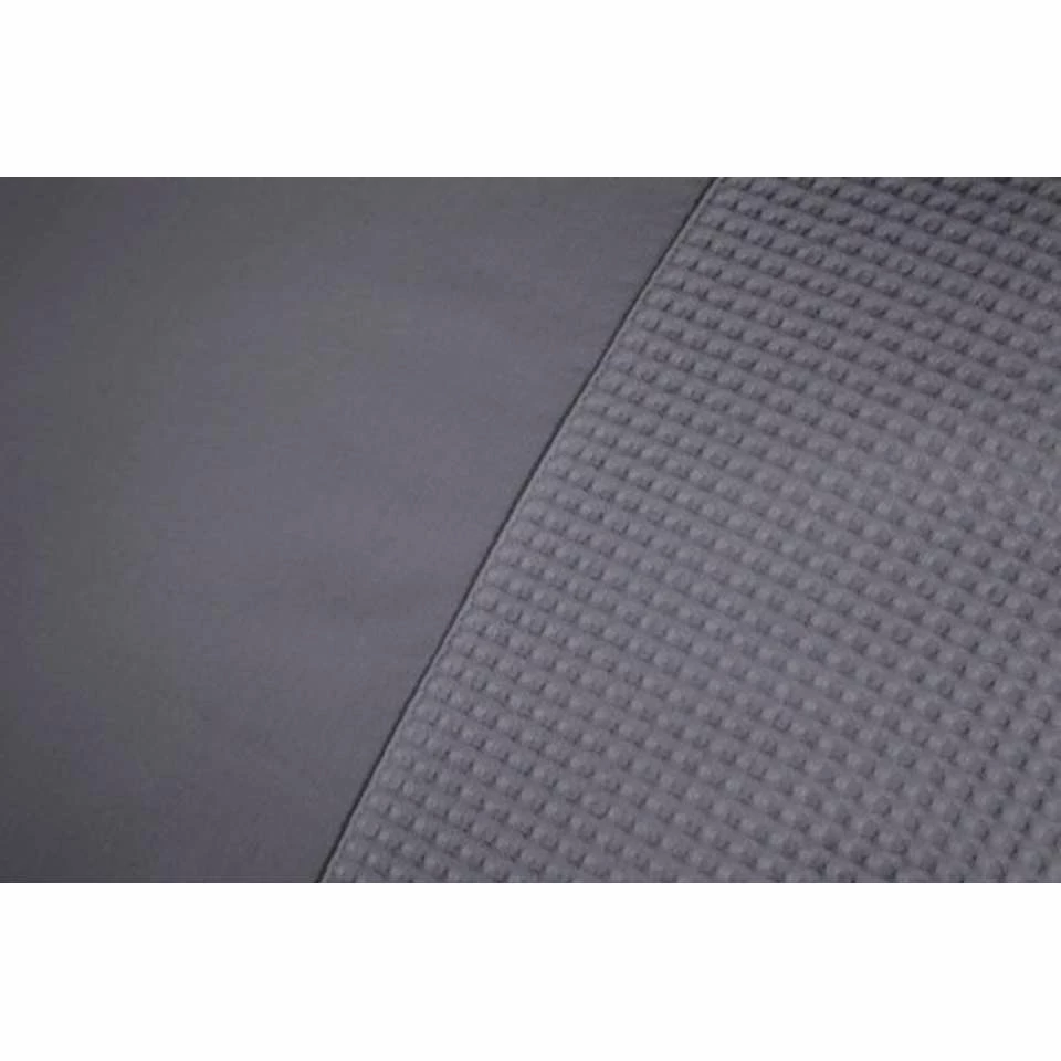 Papillon Deluxe+ Mendoza Dekbedovertrek - 200x200/220 Cm - Grijs 5 Papillon Deluxe+ Mendoza Dekbedovertrek - 200x200/220 Cm - Grijs - Afbeelding 3