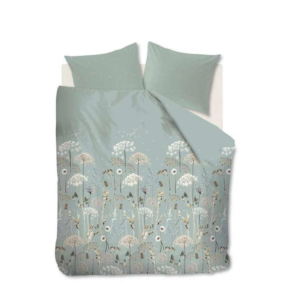 Ariadne At Home Dekbedovertrek Wind - Groen - 200x200/220 Cm 4 Ariadne At Home Dekbedovertrek Wind - Groen - 200x200/220 Cm - Afbeelding 2