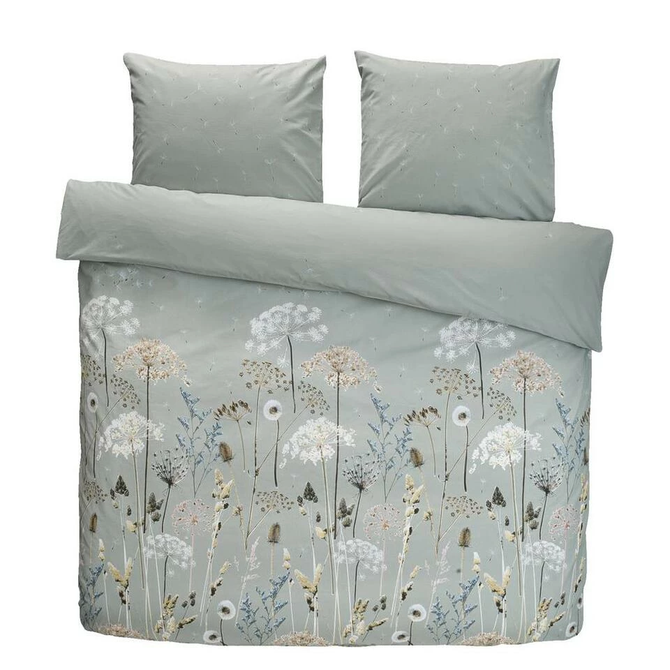 Ariadne At Home Dekbedovertrek Wind - Groen - 200x200/220 Cm 3 Ariadne At Home Dekbedovertrek Wind - Groen - 200x200/220 Cm