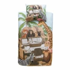 Comfort Dekbedovertrek Ozzie - Zandkleur - 140x200 Cm