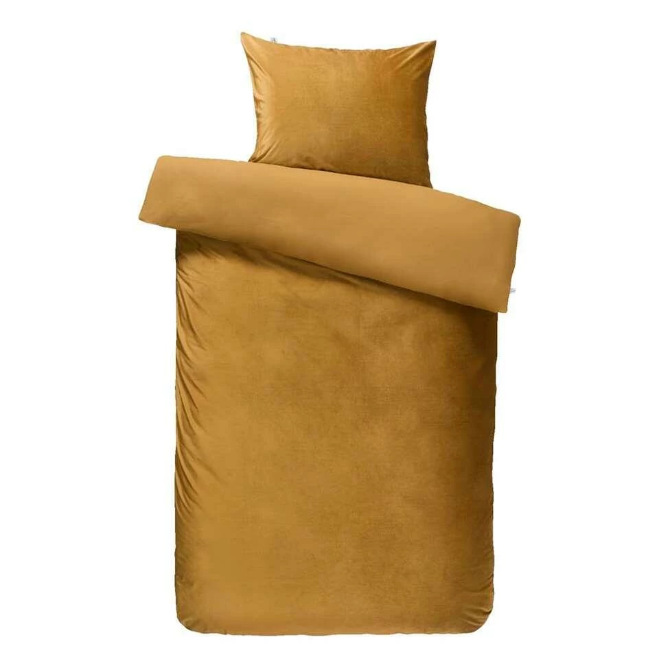 At Home By Beddinghouse Dekbedovertrek Tender - Goud - 140x220/220 Cm 3 At Home By Beddinghouse Dekbedovertrek Tender - Goud - 140x220/220 Cm
