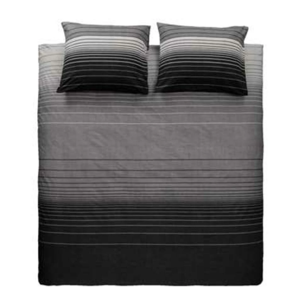 Comfort Dekbedovertrek Stockholm - Antraciet - 200x200/220 Cm 5 Comfort Dekbedovertrek Stockholm - Antraciet - 200x200/220 Cm - Afbeelding 3