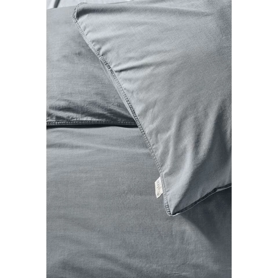 Walra Dekbedovertrek Vintage Cotton - Grijs - 140x200/220 Cm 6 Walra Dekbedovertrek Vintage Cotton - Grijs - 140x200/220 Cm - Afbeelding 4