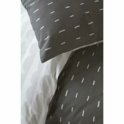 Walra Dekbedovertrek More Dashes - Antraciet - 140x200/220 Cm -Cinderella Winkel 31105584 0002