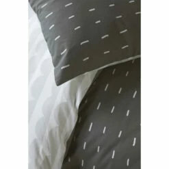 Walra Dekbedovertrek More Dashes - Antraciet - 240x200/220 Cm -Cinderella Winkel 31105586 0002