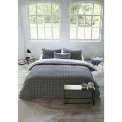Walra Dekbedovertrek More Dashes - Antraciet - 240x200/220 Cm -Cinderella Winkel 31105586 0003