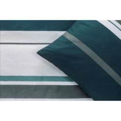 Royal Dekbedovertrek Kalmar Strepen - Wit/groen - 200x200/220 Cm -Cinderella Winkel 31105822 9000