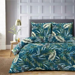Comfort Dekbedovertrek Jasmine Botanisch - Blauwgroen - 140x200/220 Cm 7 Comfort Dekbedovertrek Jasmine Botanisch - Blauwgroen - 140x200/220 Cm -Cinderella Winkel 31105825 9050
