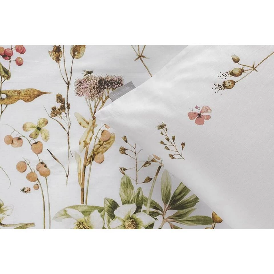 Royal Marjolein Bastin Dekbedovertrek Graceful Bloemen - Wit - 140x200/220 Cm 4 Royal Marjolein Bastin Dekbedovertrek Graceful Bloemen - Wit - 140x200/220 Cm - Afbeelding 2