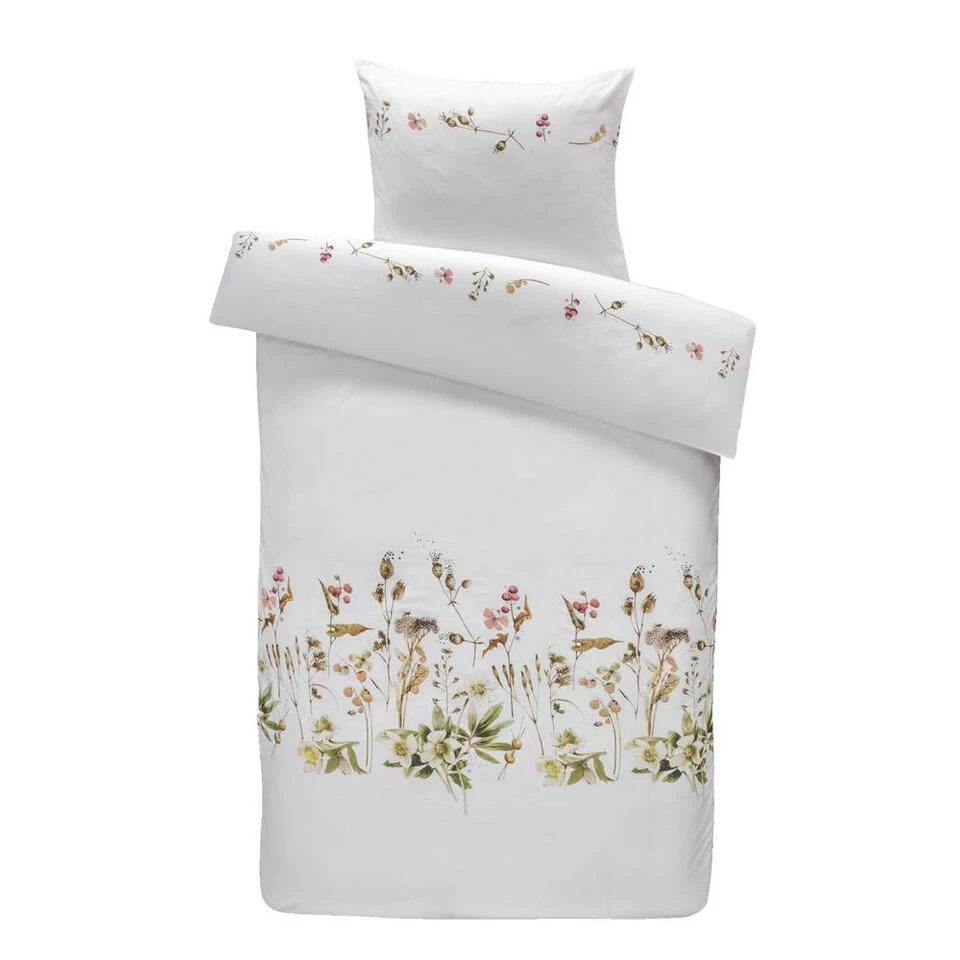 Royal Marjolein Bastin Dekbedovertrek Graceful Bloemen - Wit - 140x200/220 Cm 3 Royal Marjolein Bastin Dekbedovertrek Graceful Bloemen - Wit - 140x200/220 Cm