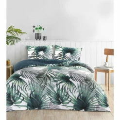 Comfort Dekbedovertrek Paloma Botanisch - Groen - 240x200/220 Cm -Cinderella Winkel 31105981 9050
