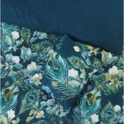 Royal Dekbedovertrek Amari Botanisch - Blauw - 140x200/220 Cm -Cinderella Winkel 31105984 9000 1