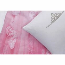 Comfort Dekbedovertrek Belle Prinses - Wit/roze - 140x200 Cm -Cinderella Winkel 31106081 9000