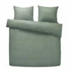Comfort Dekbedovertrek Jorrit Effen - Groen - 200x200/220 Cm -Cinderella Winkel 31106083