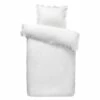 Royal Dekbedovertrek Cato Effen - Wit - 140x200/220 Cm -Cinderella Winkel 31106088