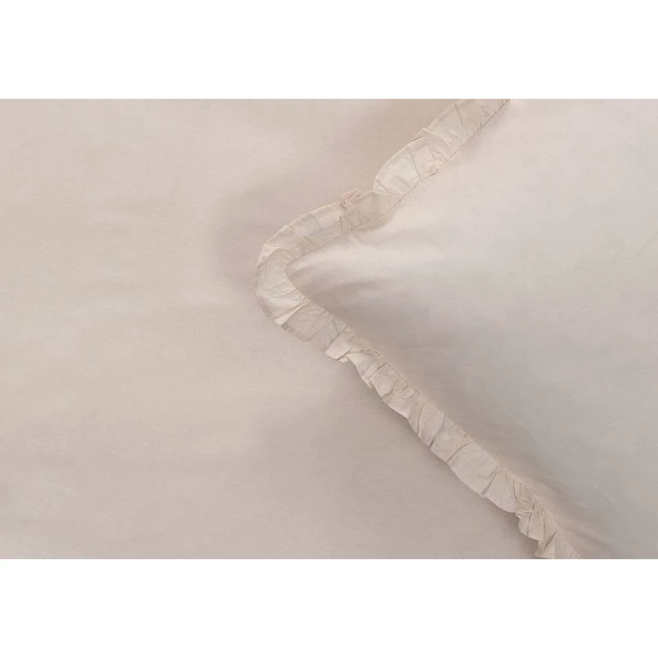 Royal Dekbedovertrek Cato Effen - Roze - 240x200/220 Cm 4 Royal Dekbedovertrek Cato Effen - Roze - 240x200/220 Cm - Afbeelding 2