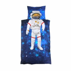 Comfort Dekbedovertrek Buzz Astronaut - Blauw - 140x200/220 Cm
