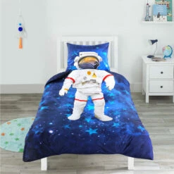 Comfort Dekbedovertrek Buzz Astronaut - Blauw - 140x200/220 Cm -Cinderella Winkel 31106125 9050