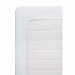 Hoeslaken Jersey - Wit - 180x200 Cm