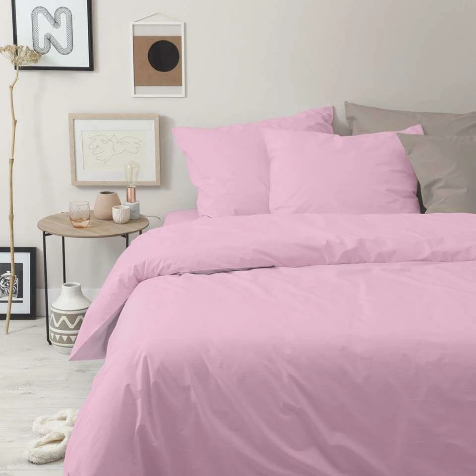 Cinderella Dekbedovertrek Weekend - Roze - 260x200/220 Cm 4 Cinderella Dekbedovertrek Weekend - Roze - 260x200/220 Cm - Afbeelding 2