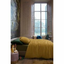 At Home By Beddinghouse Dekbedovertrek Easy - Oker - 140x200/220 Cm -Cinderella Winkel 81027790 0100