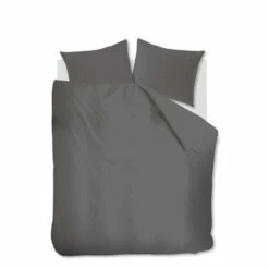 At Home By Beddinghouse Dekbedovertrek Easy - Grijs - 200x200/220 Cm